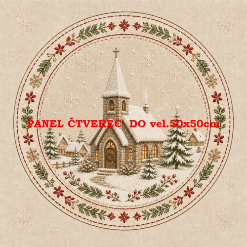 Bavlněný panel 10x10 cm