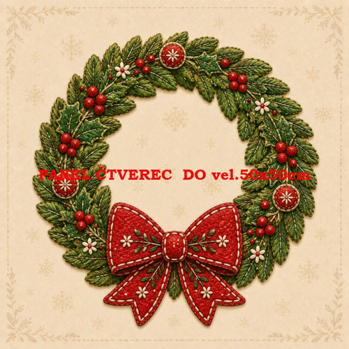 Bavlněný panel 10x10 cm