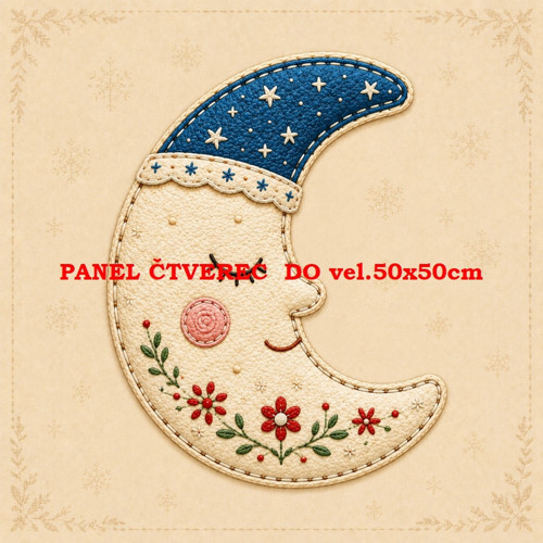 Bavlněný panel 10x10 cm — foto 1