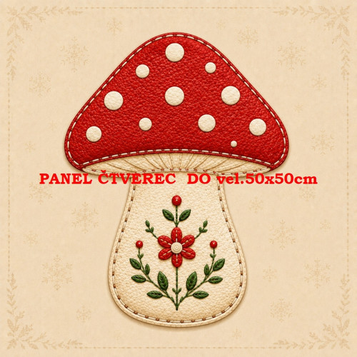 Bavlněný panel 10x10 cm — foto 1