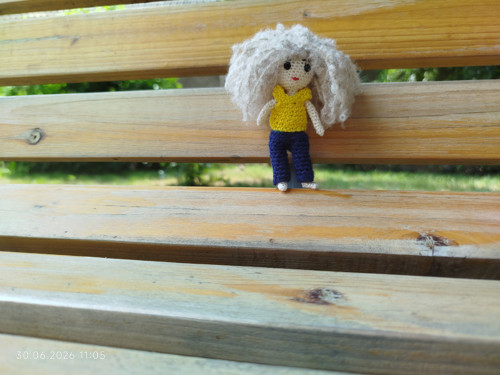 Handmade Amigurumi Doll 2,4"