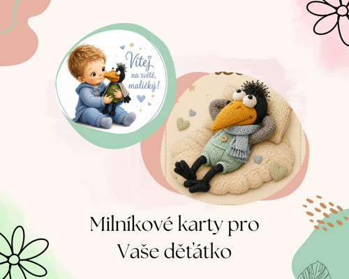 Milníkové karty PDF pro chlapečka