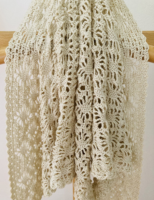 Květinový šátek / perlový