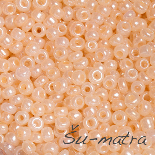 Rokajl neprůhledný meruňkový, 3 mm (50 g)