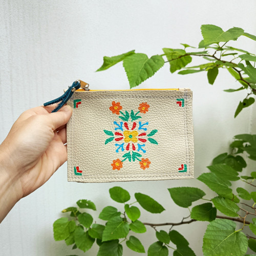 Peněženka (leather purse folk)