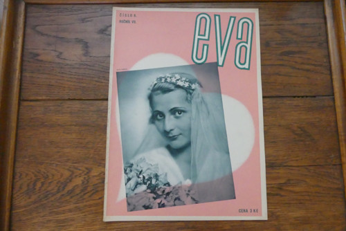 Časopis EVA,8/1935, vintage móda