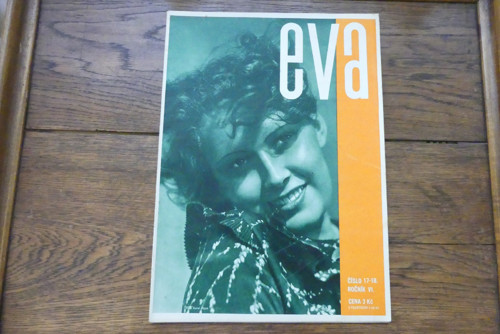 Časopis EVA, 17-18/1934, vintage móda