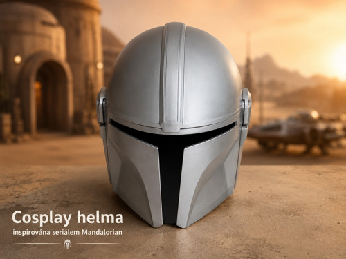 Dekorativní sci-fi helma / cosplay doplněk
