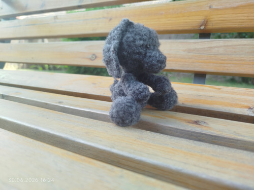 HANDMADE Amigurumi Dog Puppy Wool 5"