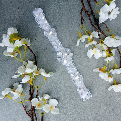 Flower Crystal ... svatební podvazek