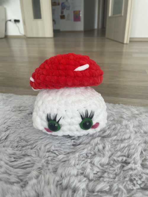Chunky Mushroom Pop – ručně háčkovaný