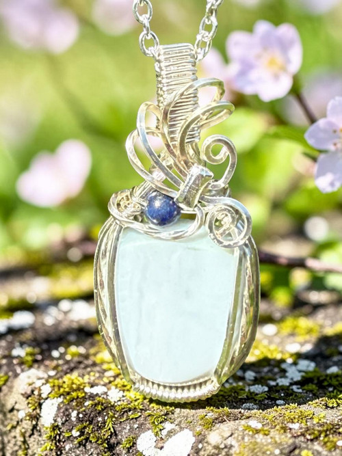 Opál owyhee & lapis lazuli (náhrdelník) WYHALITE