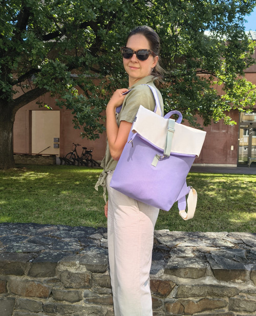 Ronya backpack matcha lavender
