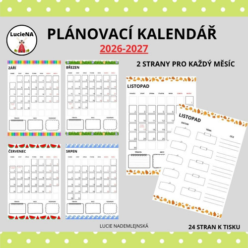 PLÁNOVACÍ KALENDÁŘ 2026-2027