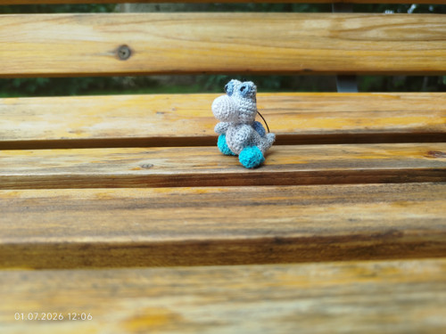 Handmade Amigurumi Dino Dinosaur 2"