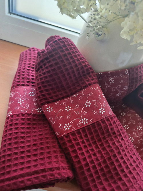 Vaflové utěrky..... lidový motiv 1.