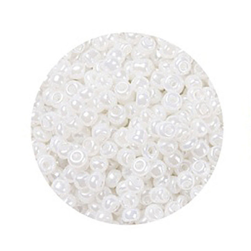 Rokajl neprůhledný bílý, 3 mm (90 g)