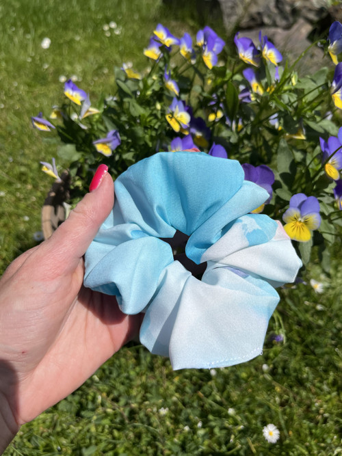 Hedvábná scrunchies velká