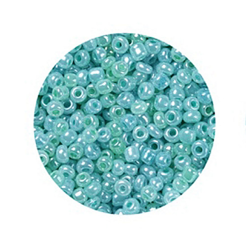 Rokajl neprůhledný zelenomodrý, 3 mm (90 g)