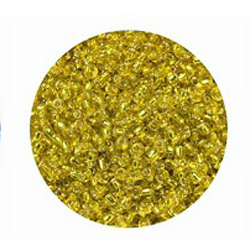 Rokajl průhledný žlutý, 3 mm (90 g)