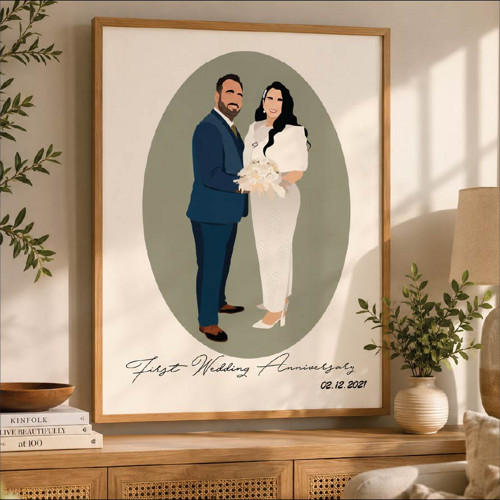 Digitální Personalizovaný portrét z fotografie