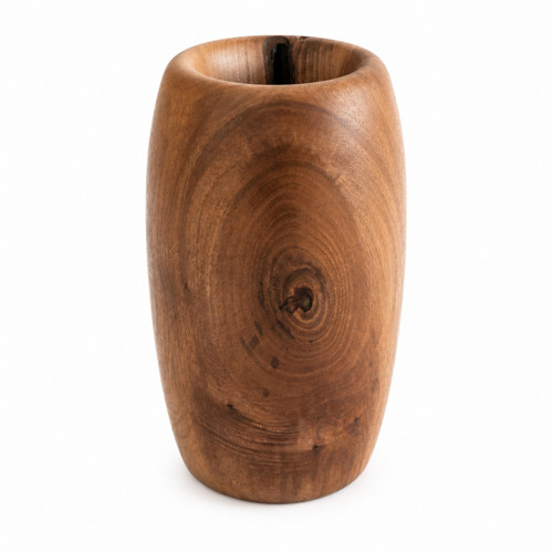Dřevěná váza z ořechu – 16 cm