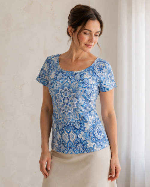 Tričko Simple - Mandaly - S, M, L, XL