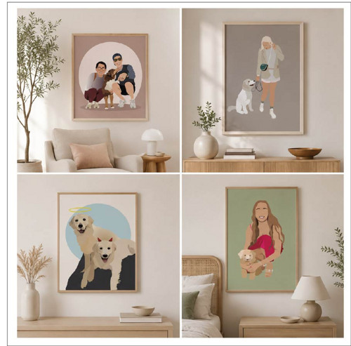 Portrét mazlíčka z fotografie na zakázku