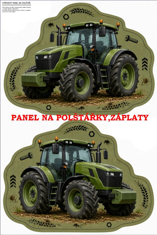 Panel na polštář, záplatu, nášivku 10x15 cm