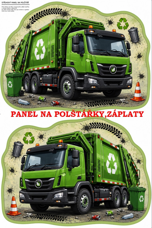 Panel na polštář, záplatu, nášivku 10x15 cm