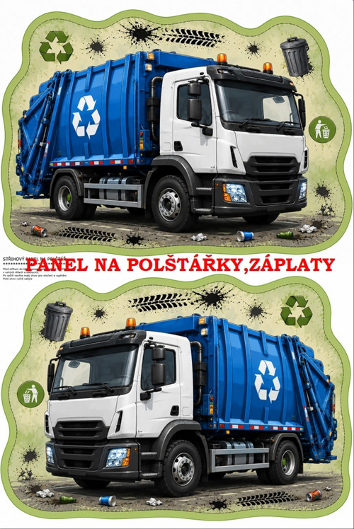Panel na polštář, záplatu, nášivku 10x15 cm