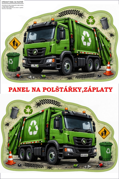 Panel na polštář, záplatu, nášivku 10x15 cm