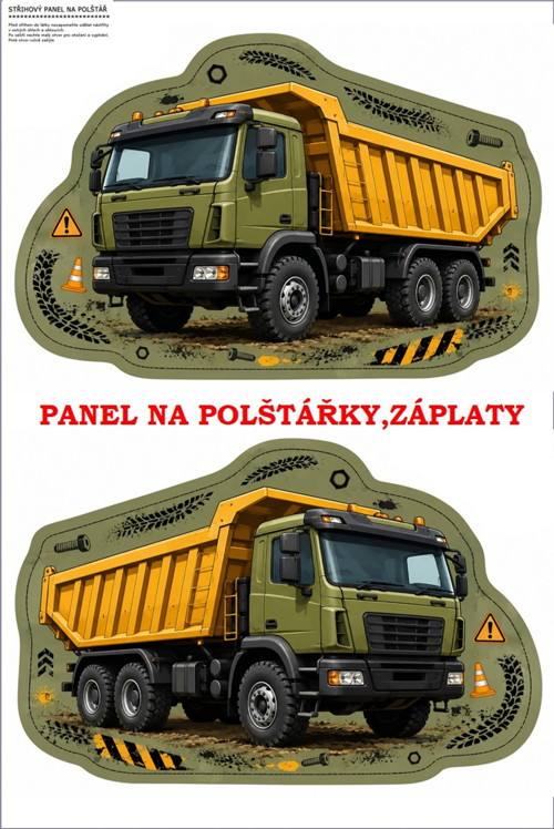Panel na polštář, záplatu, nášivku 10x15 cm