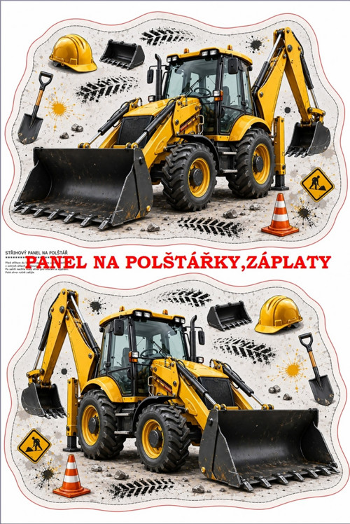 Panel na polštář, záplatu, nášivku 10x15 cm