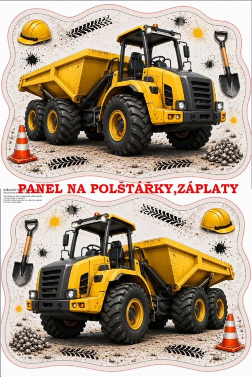 Panel na polštář, záplatu, nášivku 10x15 cm