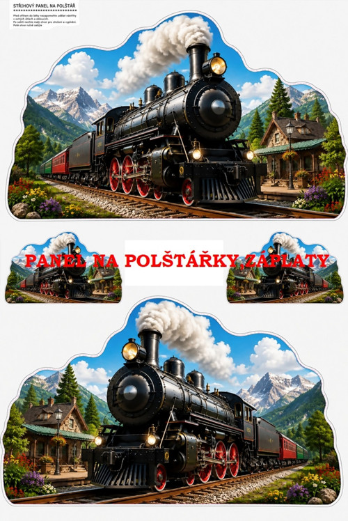Panel na polštář, záplatu, nášivku 10x15 cm