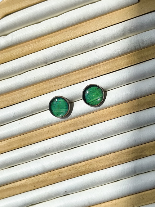 Náušničky z motýlích křídel 10mm