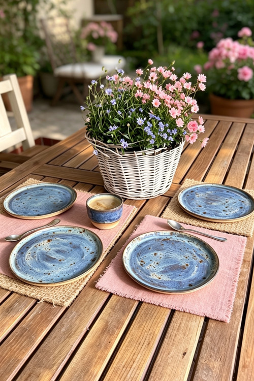 Snídaňové talíře Blueberry – ø 18 cm