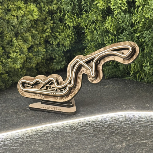SUZUKA | Dřevěný 3D závodní okruh | Dárek F1