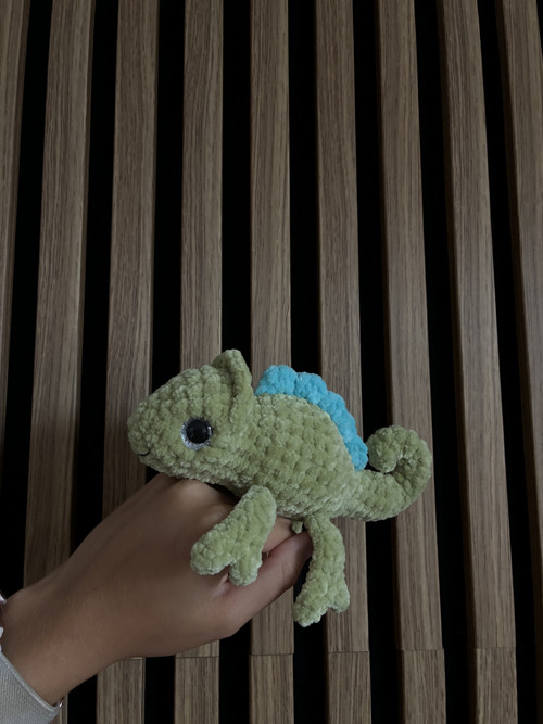 Háčkovaný chameleon