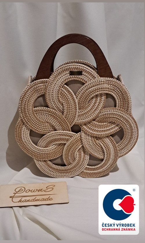 Handmade kabelka Flower