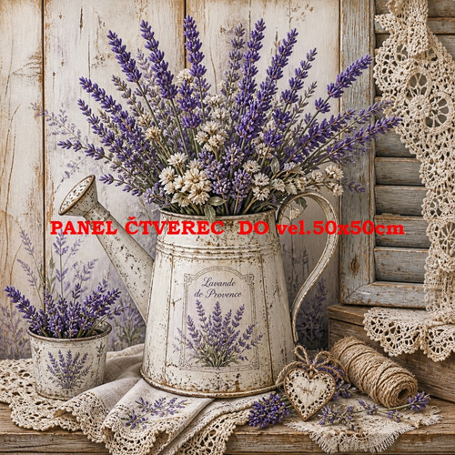 Bavlněný panel - varianty velikostí / 10 x 10cm