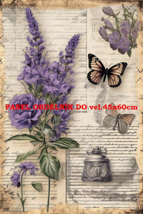 Bavlněný panel 7x10 cm