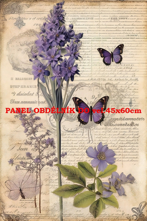 Bavlněný panel 7x10 cm