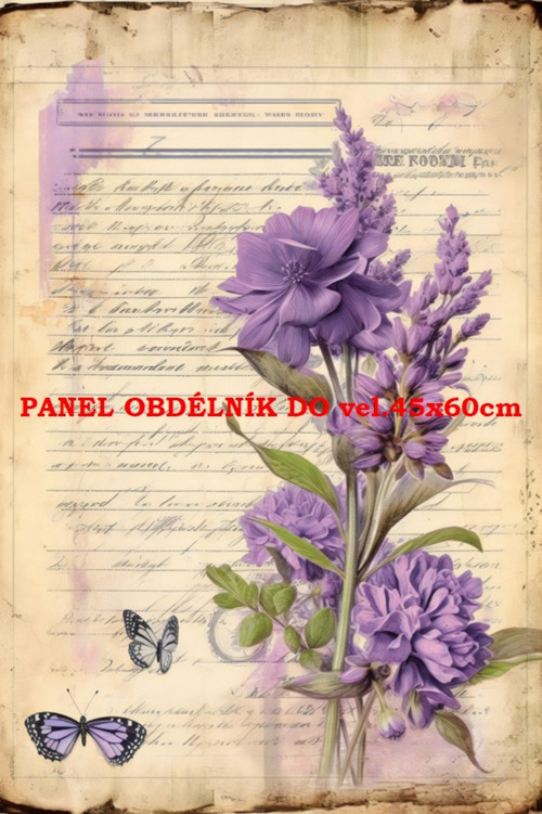 Bavlněný panel 7x10 cm