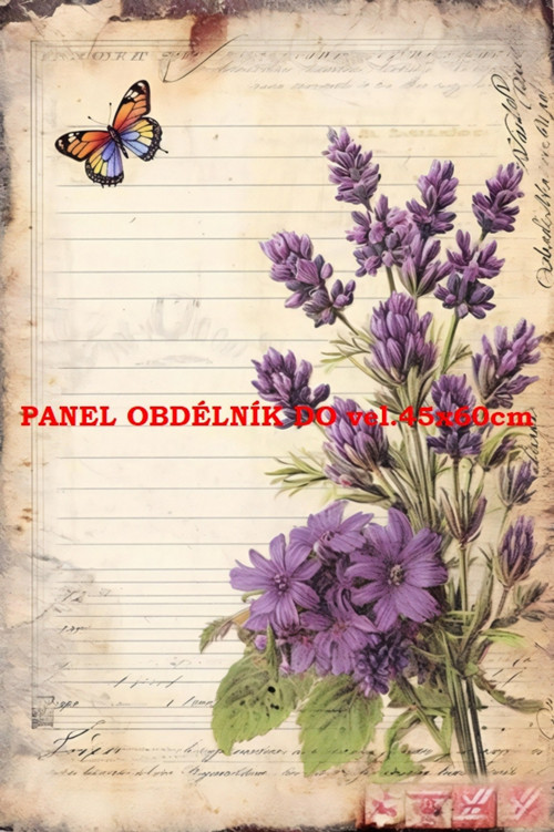Bavlněný panel 7x10 cm