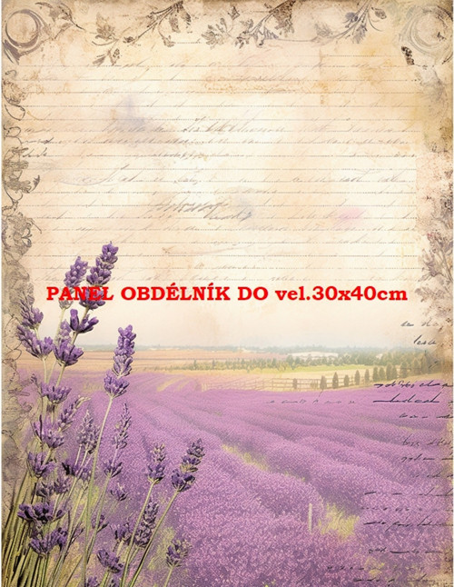 Bavlněný panel 7x10 cm