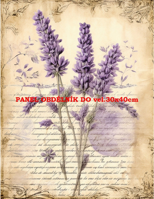 Bavlněný panel 7x10 cm