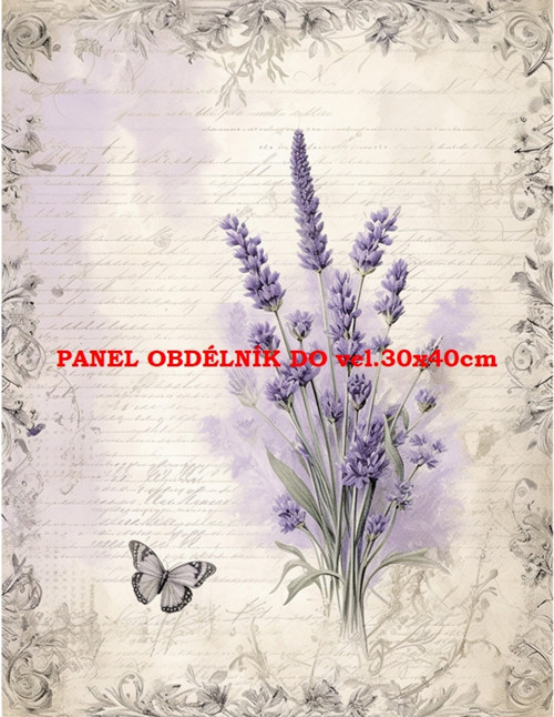 Bavlněný panel 7x10 cm