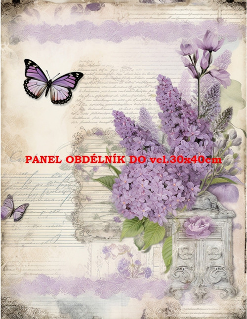 Bavlněný panel 7x10 cm — foto 1